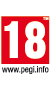 PEGI 18 (PROVISIONAL - Red - White border - Black text)